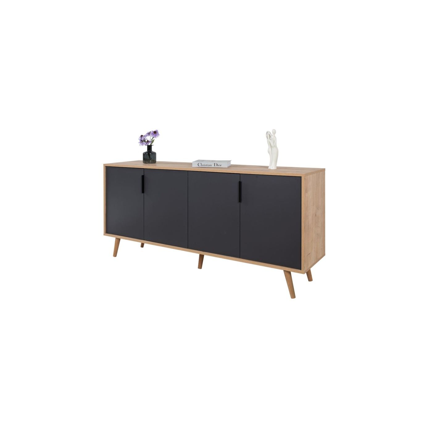 Konzol, Sapphire Oak, Anthracite - 6