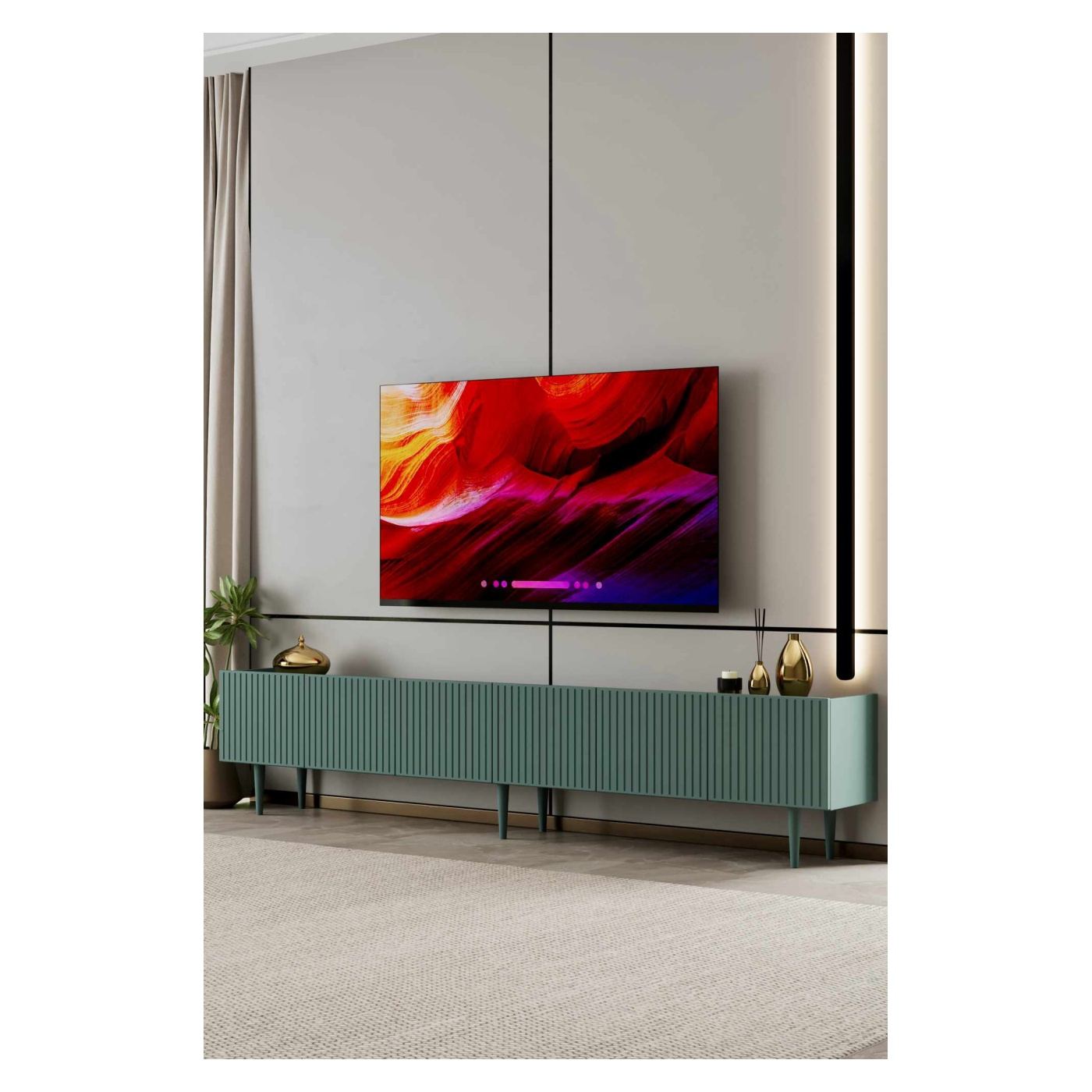 TV állvány, Zöld - 2