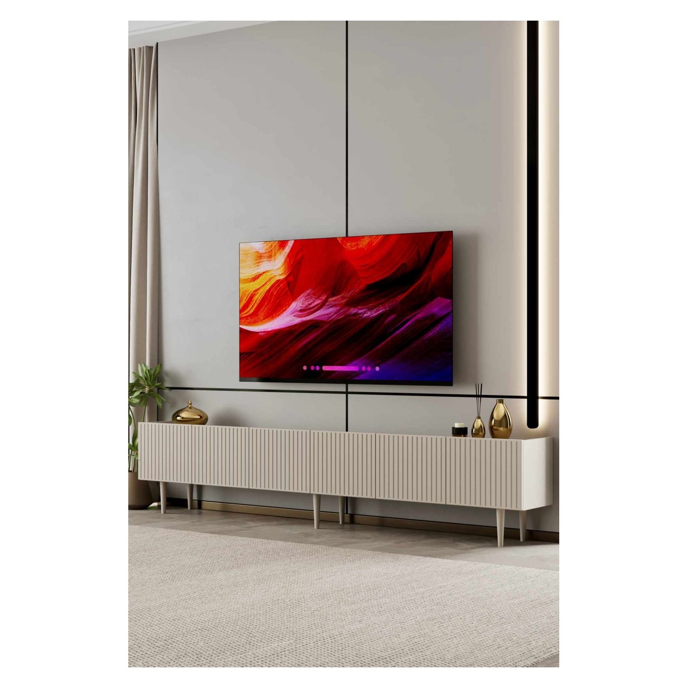 TV állvány, homokkő - 2