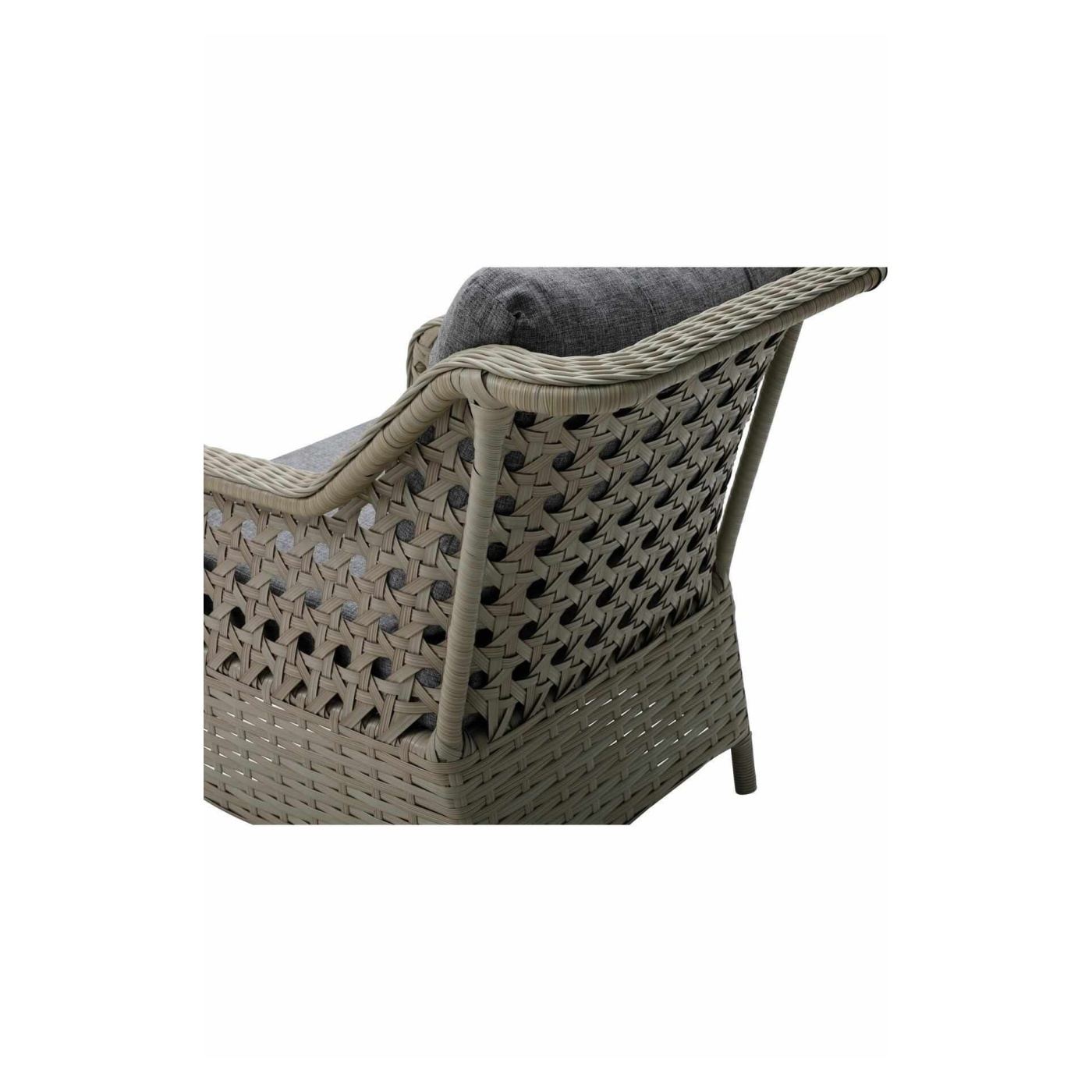 Kerti Lounge Szett, Sötétszürke, Méz - 4
