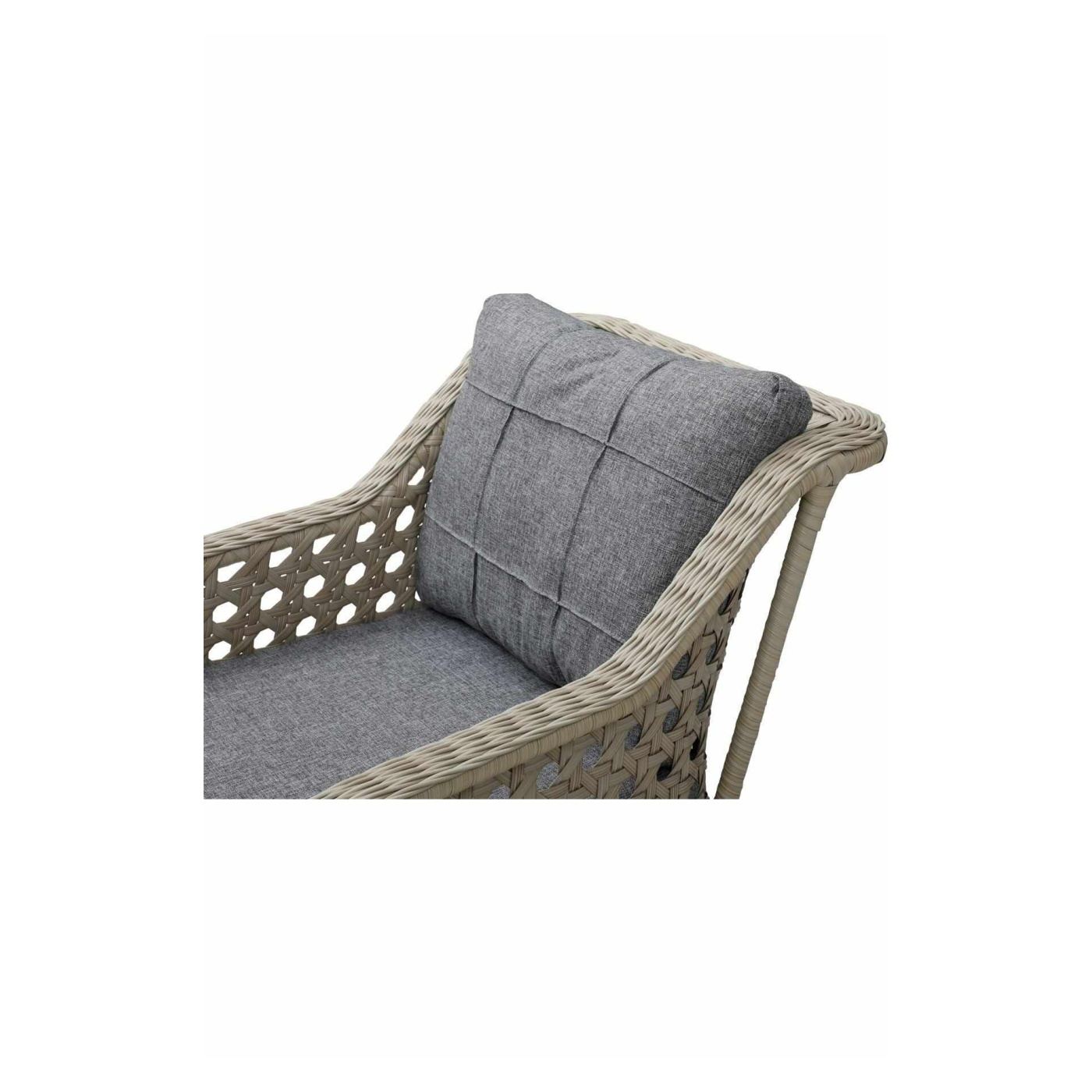 Kerti Lounge Szett, Sötétszürke, Méz - 5