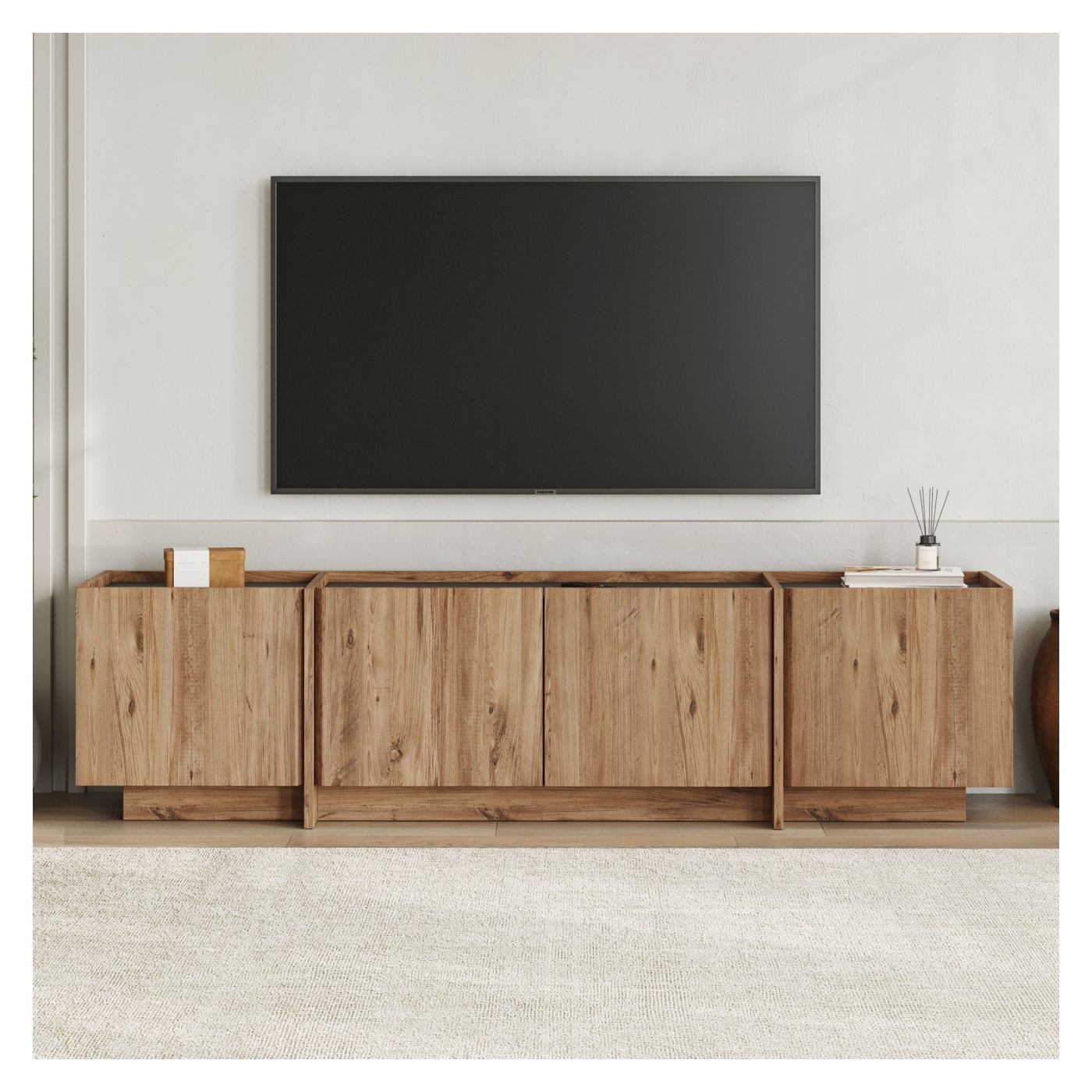 TV állvány, Atlantic Pine, Anthracite - 2
