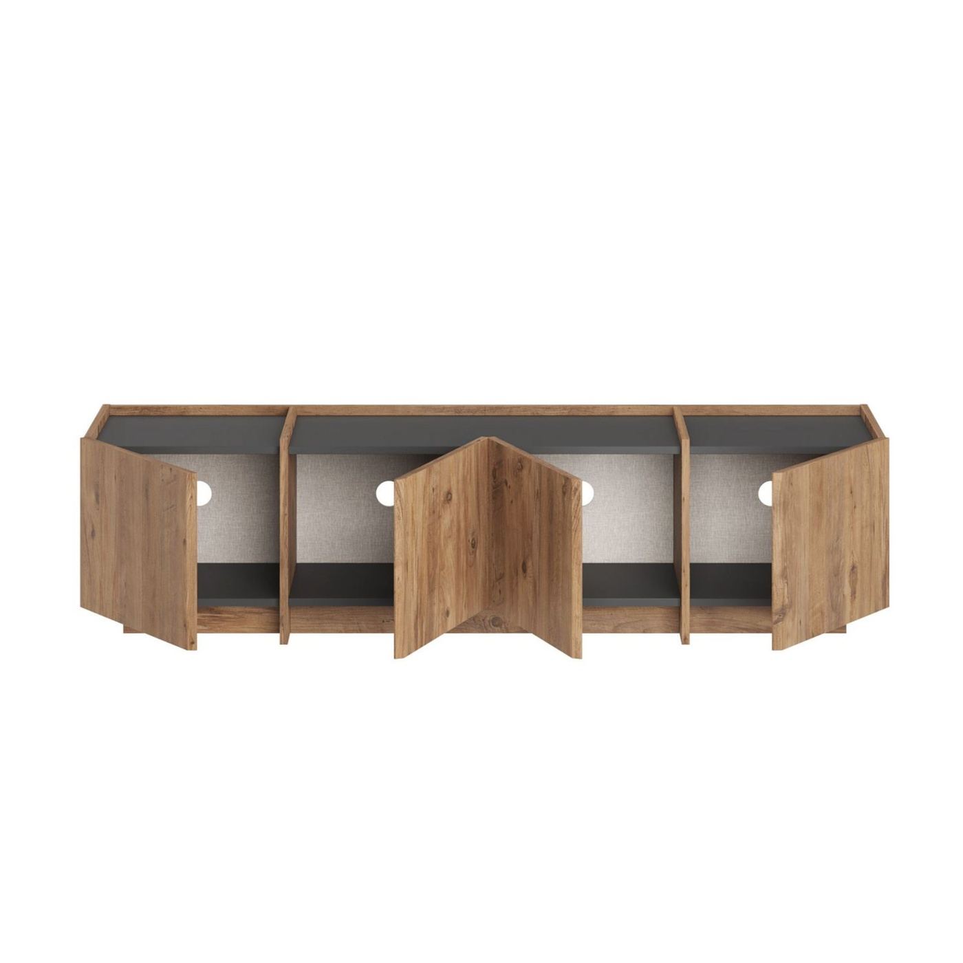 TV állvány, Atlantic Pine, Anthracite - 8