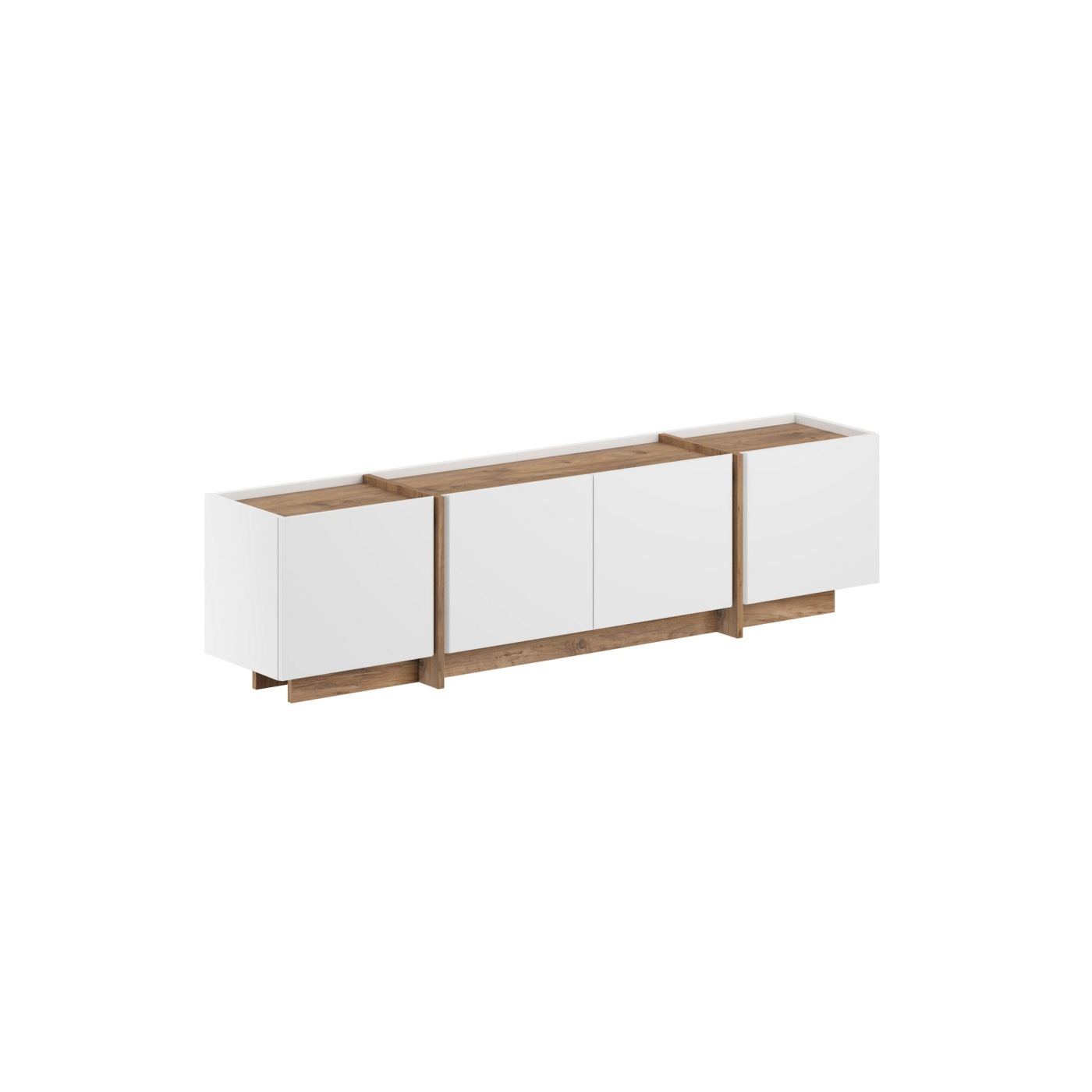 TV állvány, Fehér, Atlantic Pine - 6