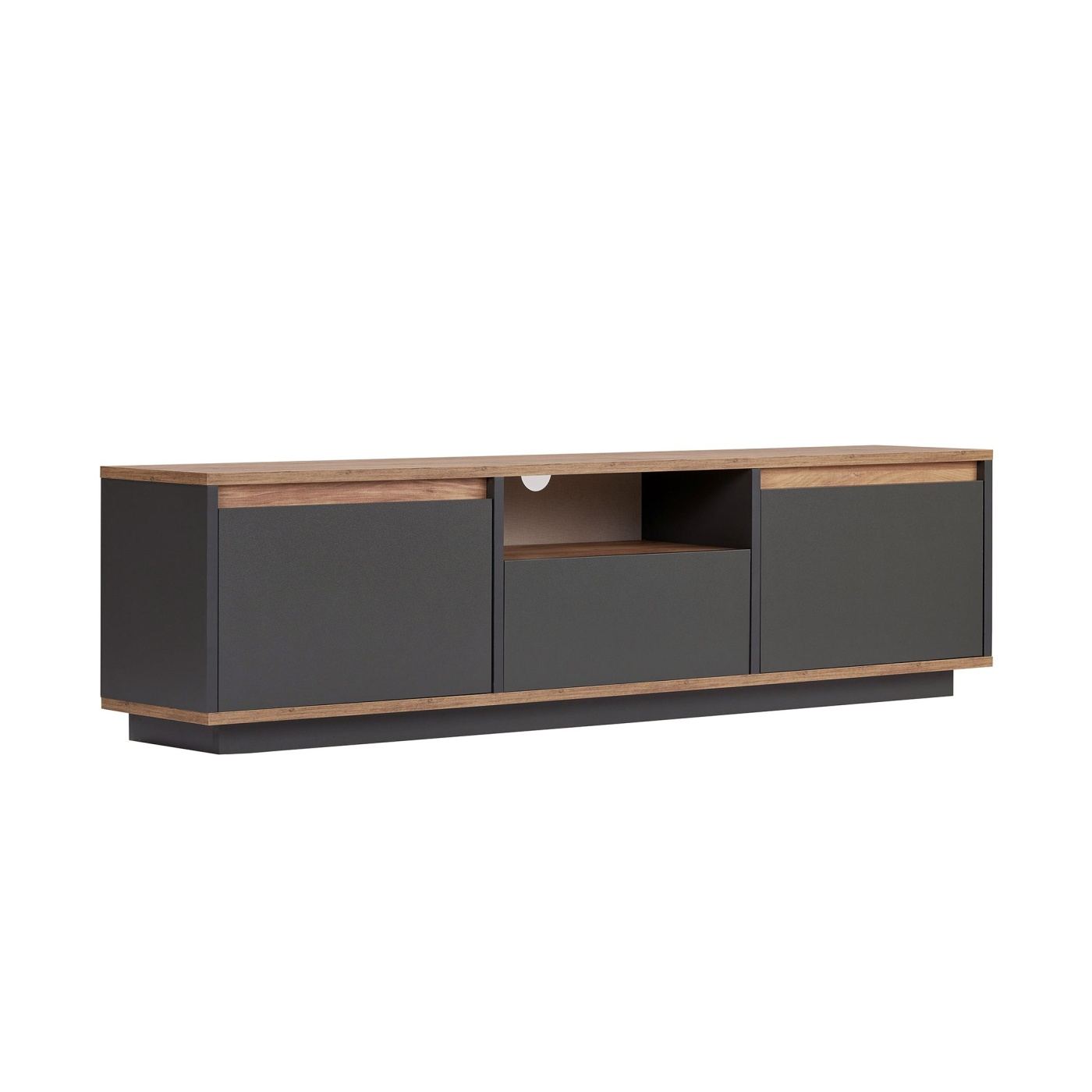 TV állvány, antracit, Atlantic Pine - 6