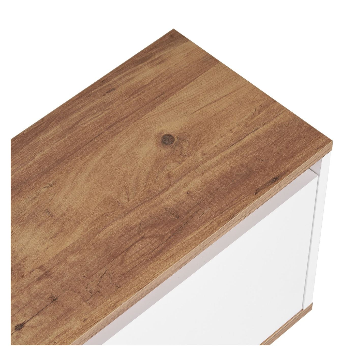 TV állvány, Atlantic Pine, Fehér - 5