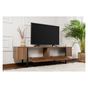 TV állvány, dió, fekete thumbnail 3