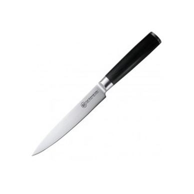 Konstanz szeletel ks, 67 rteg damaszk acl, 62 HRC kemnysg, 18 cm-es penge