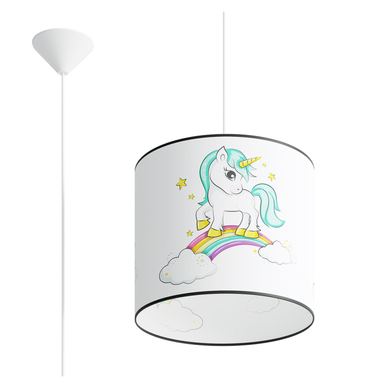 Lampă suspendată JEDNOROŻEC multicolor 30x30x95cm