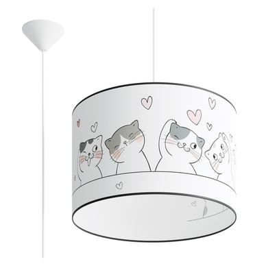 Lampă suspendată CAT multicolor 40x40x95cm