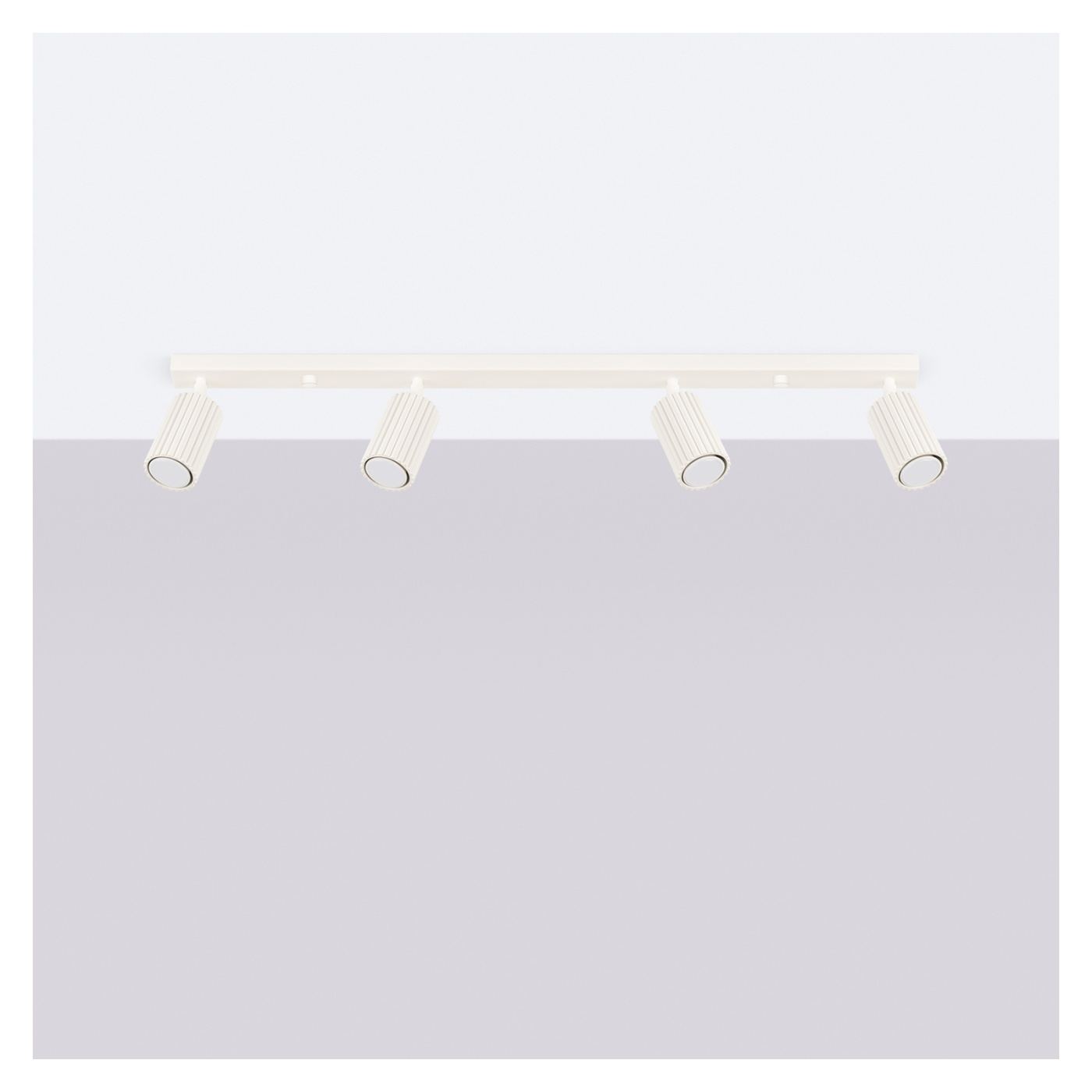 Lampă de tavan KARBON bej 81x6.5x16.5cm - 5