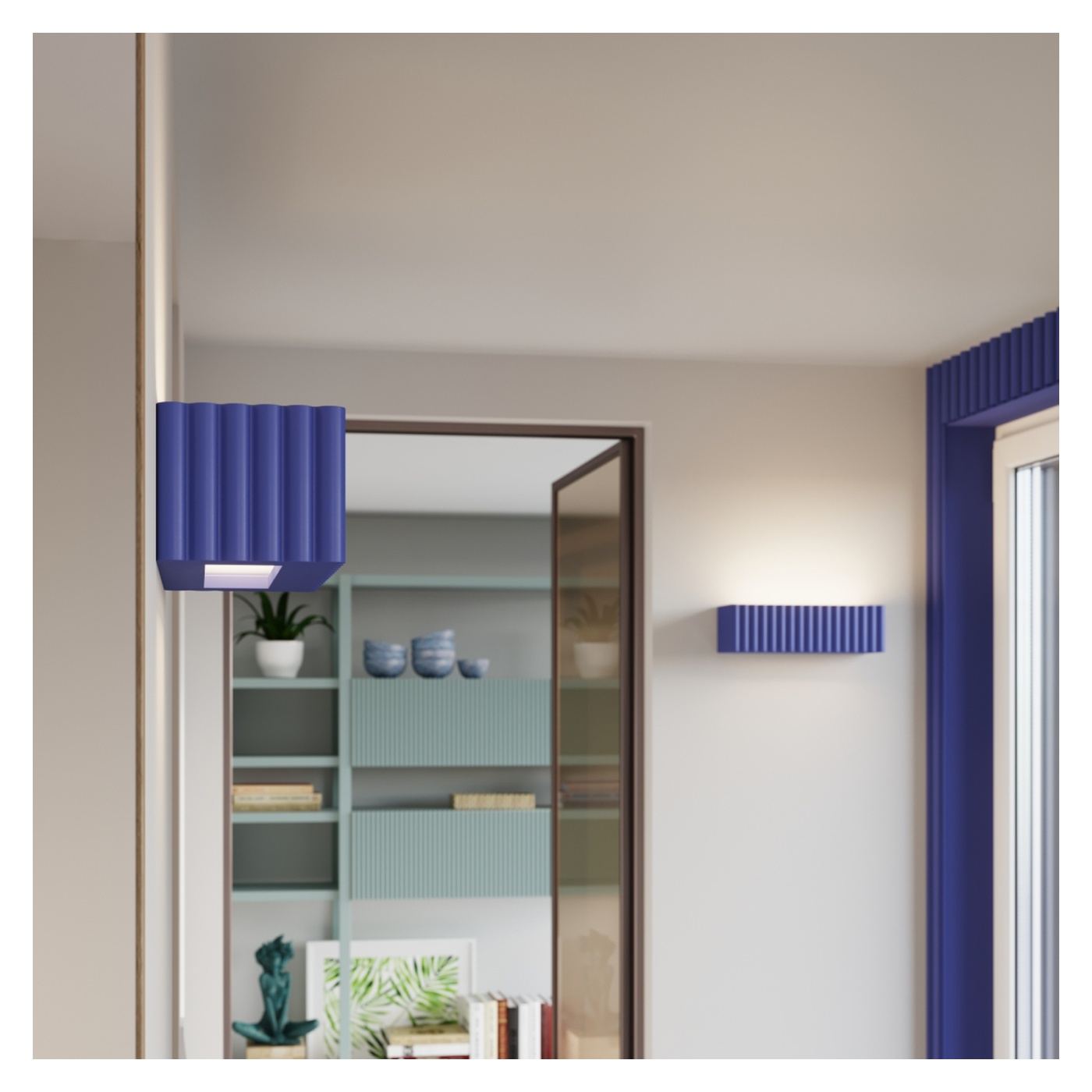 RIGATA ultramarine fali lámpa 34x12x10cm - 4