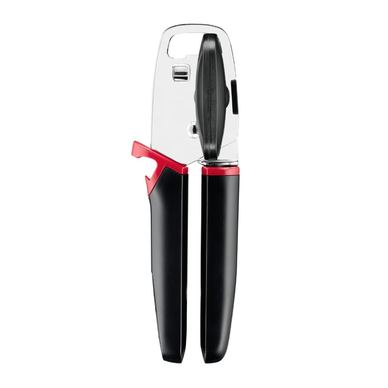 Deschizător pentru conserve, borcane și sticle Tefal Ingenio K4274334, inox, compatibilitate cu mașina de spălat vase, negru & r