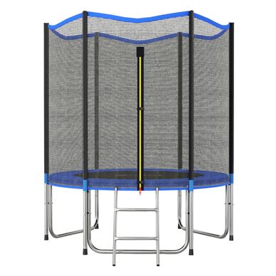 Felnőtt trambulin Ø183 cm, biztonsági hálóval, 2 fokos létrával, rugóvédő takaróval