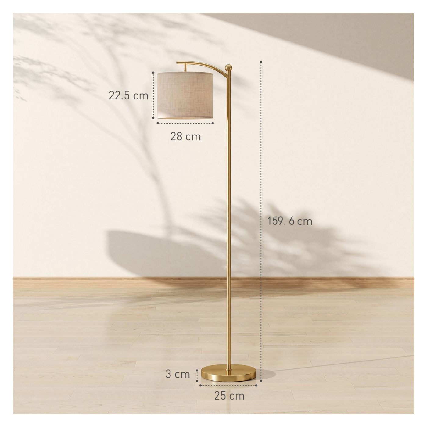 Lampadar LED Dimabil cu Telecomandă, 11 Temperaturi de Culoare și 11 Niveluri de Luminozitate, Timer 60 Min, pentru Living, Sufr - 3