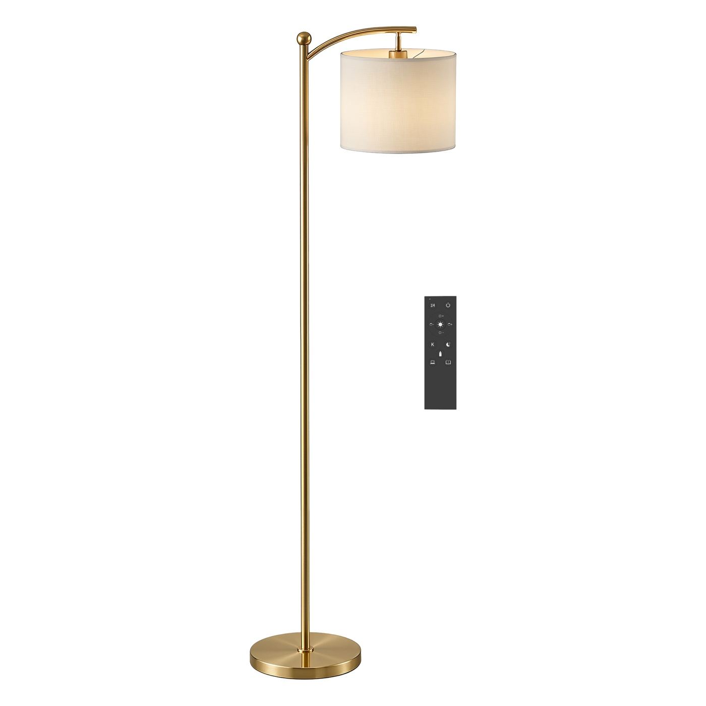 Lampadar LED Dimabil cu Telecomandă, 11 Temperaturi de Culoare și 11 Niveluri de Luminozitate, Timer 60 Min, pentru Living, Sufr - 11