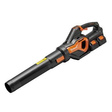 Suflător de Frunze cu Baterie 20V, Motor Brushless 900W, 3 Niveluri de Viteză, Turbo Boost, Încărcător, Ușor, pentru Grădină, Fr