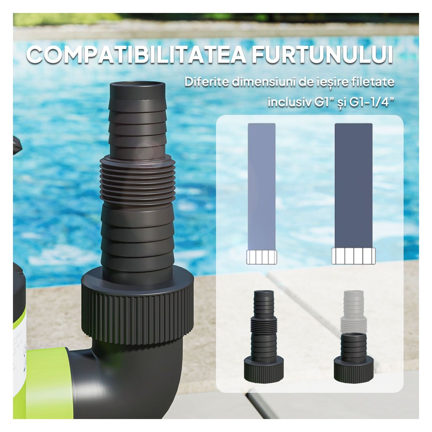 Помпа за чиста/мръсна вода 400W, 9 000 л/ч, Потопяема помпа за мръсна вода, Макс. дълбочина 7 м, Обработва частици до 15 мм, Поп - 6