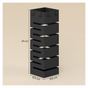 Suport Modern pentru Umbrele, Suport Metalic Freestanding cu Cârlige și Tavă pentru Scurgere, Design Sculptural pentru 8 Umbrele thumbnail 3