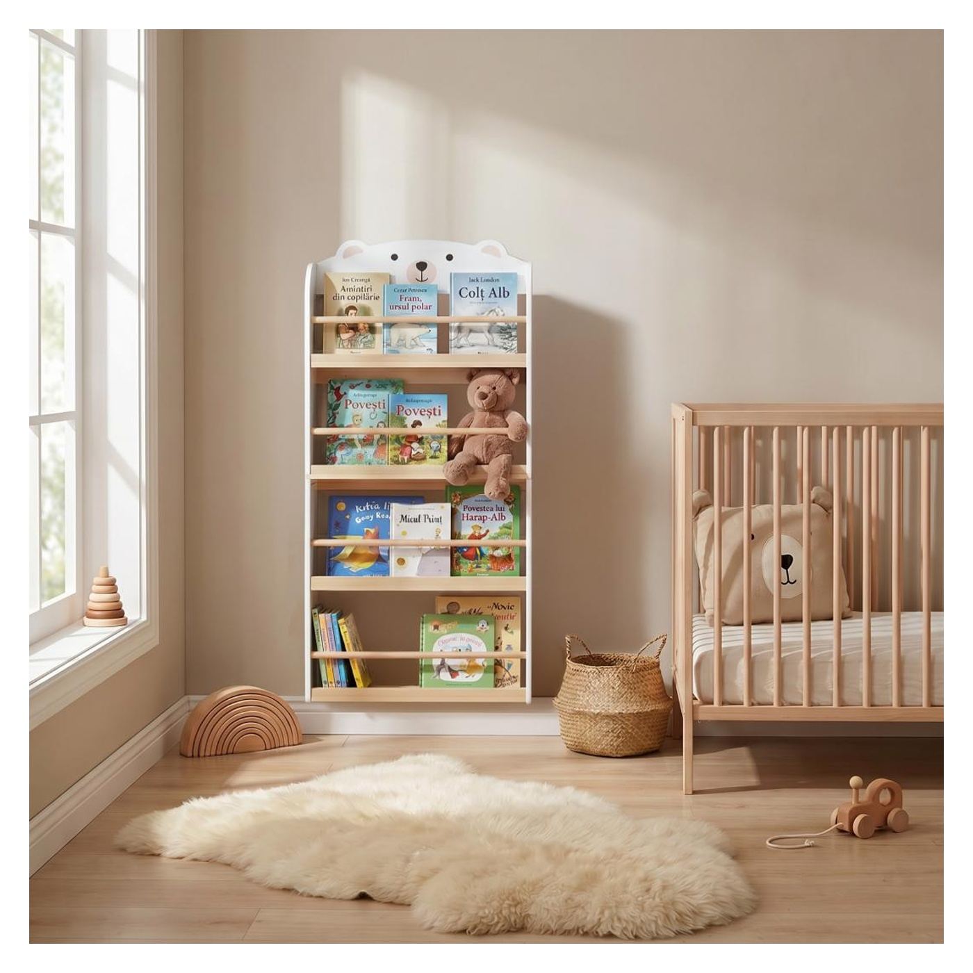 U-Grow Рафт за книги и играчки Мече - 6