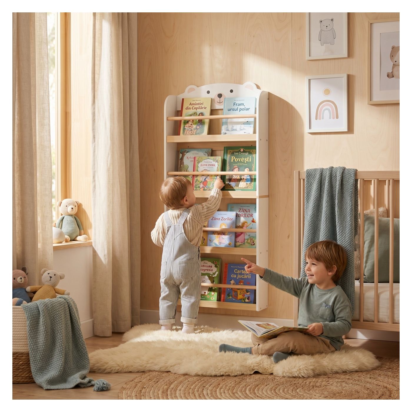 U-Grow Рафт за книги и играчки Мече - 8