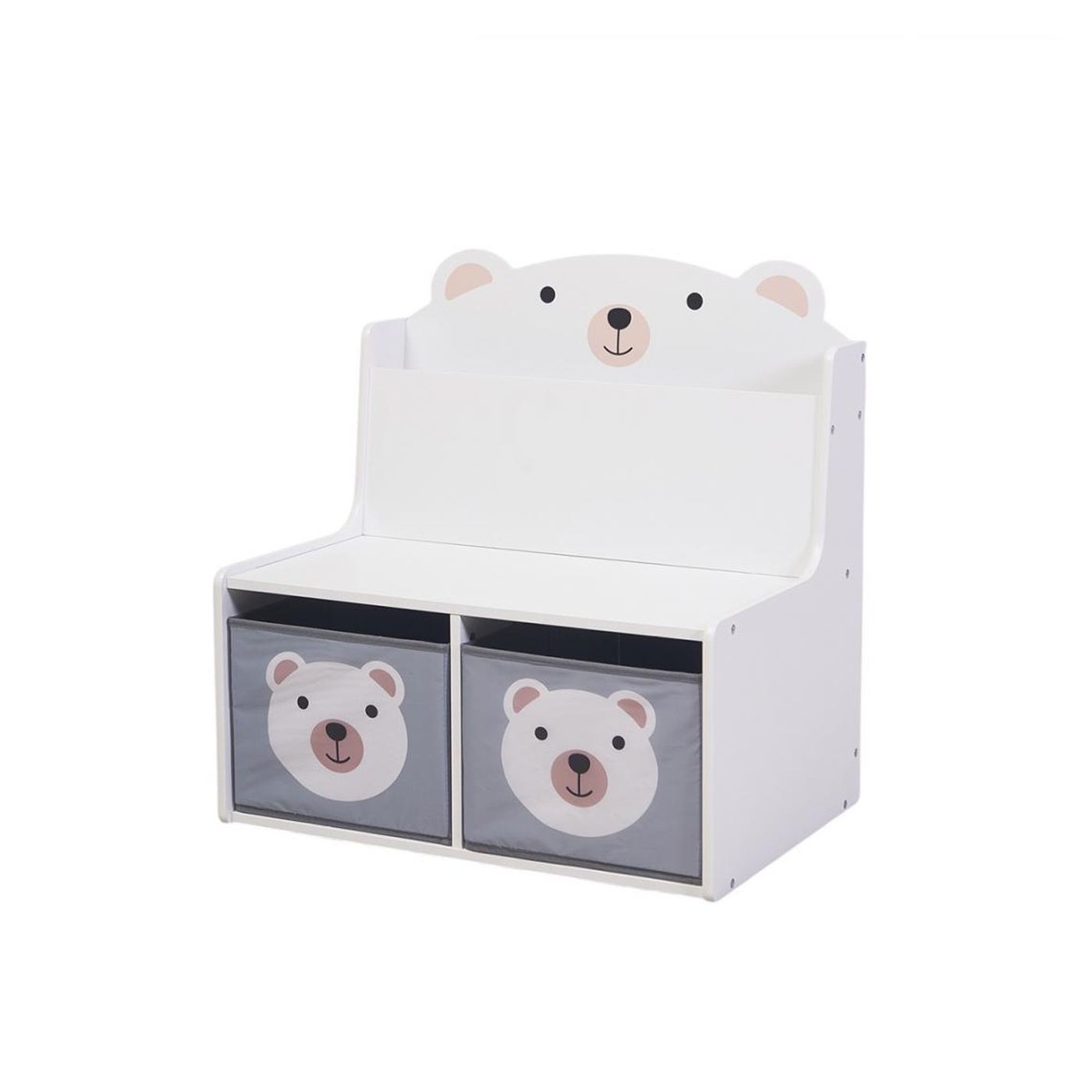 U-Grow Пейка за съхранение на играчки и книги Мече - 2