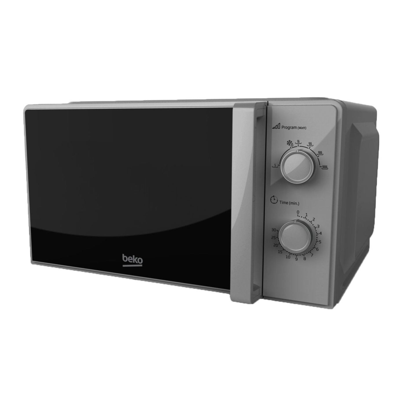 Микровълнова фурна Beko MOC20100SFB, 700 W, 20 л, Функция "Разтопяване", Сива - 3