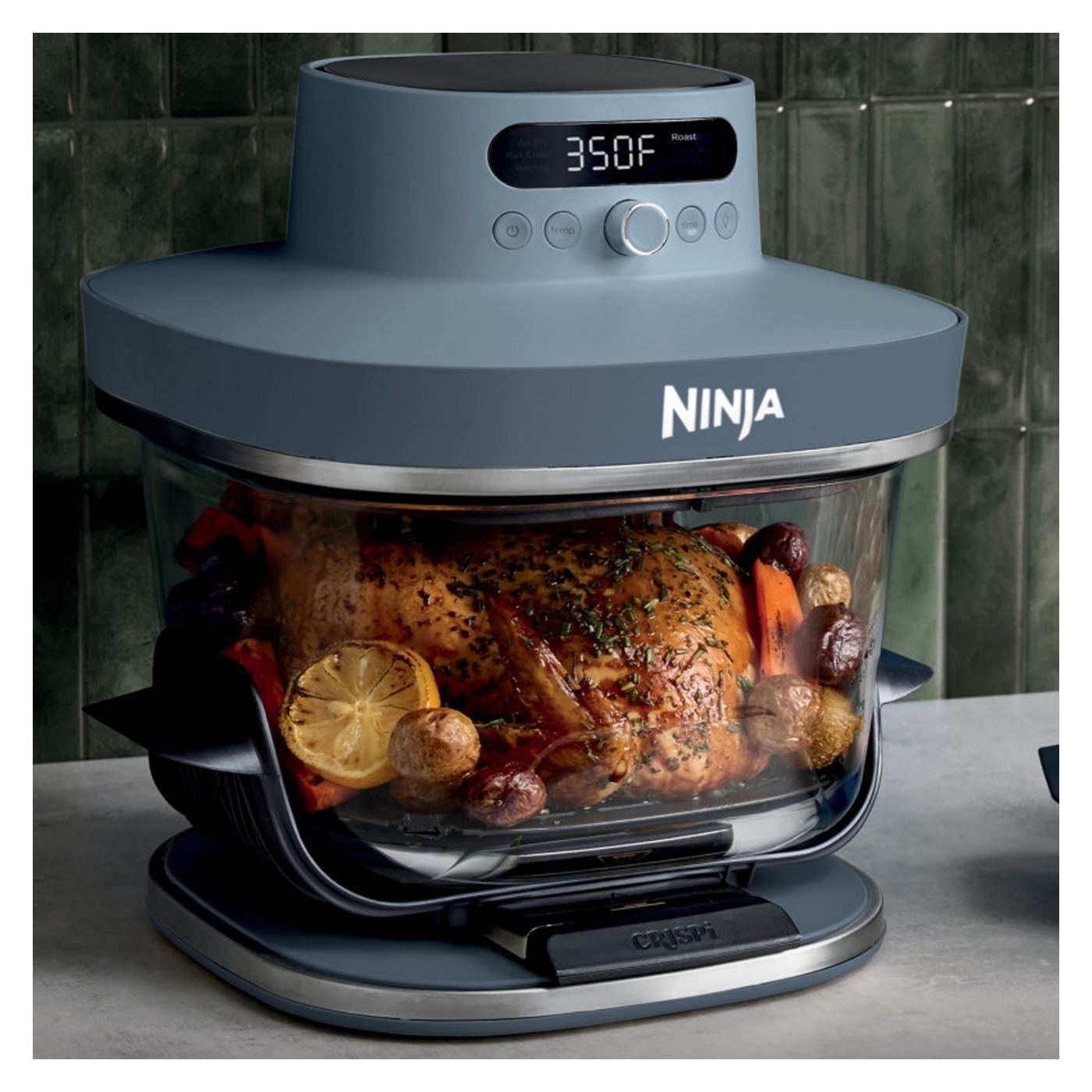 Фритюрник с горещ въздух Ninja CRISPi Pro AS101EUCY, 2050W, 2.3 + 5.7 л, 26-240°C, Max Crisp, Керамични плочи, Без PFAS, Тъмноси - 4