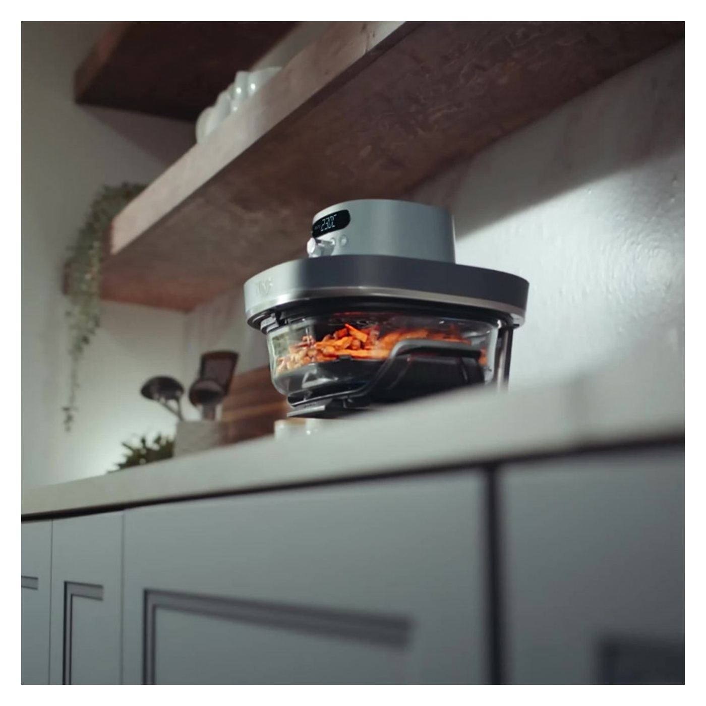 Фритюрник с горещ въздух Ninja CRISPi Pro AS101EUCY, 2050W, 2.3 + 5.7 л, 26-240°C, Max Crisp, Керамични плочи, Без PFAS, Тъмноси - 5