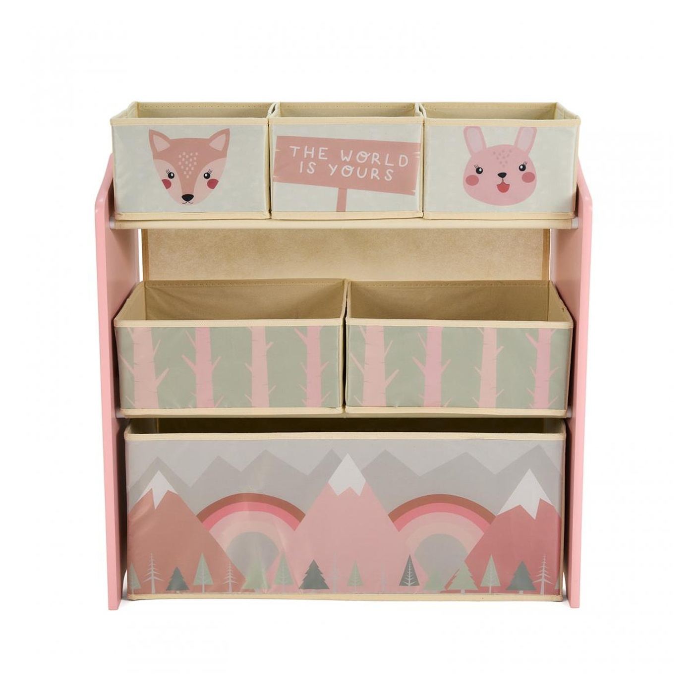 Шкаф за съхранение на играчки Pink Forest UGMDU06-PKF - 2
