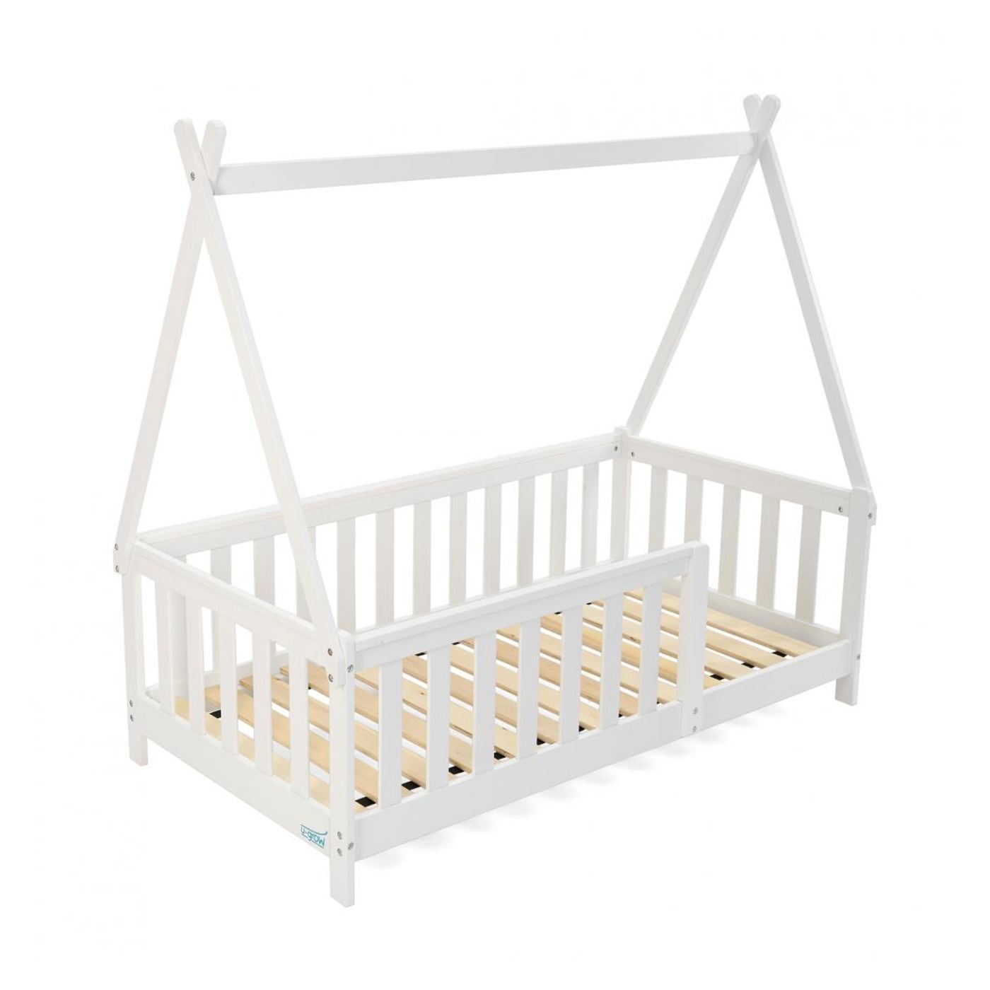 Къща легло, Бяло 147.5x75см, U-Grow - 4