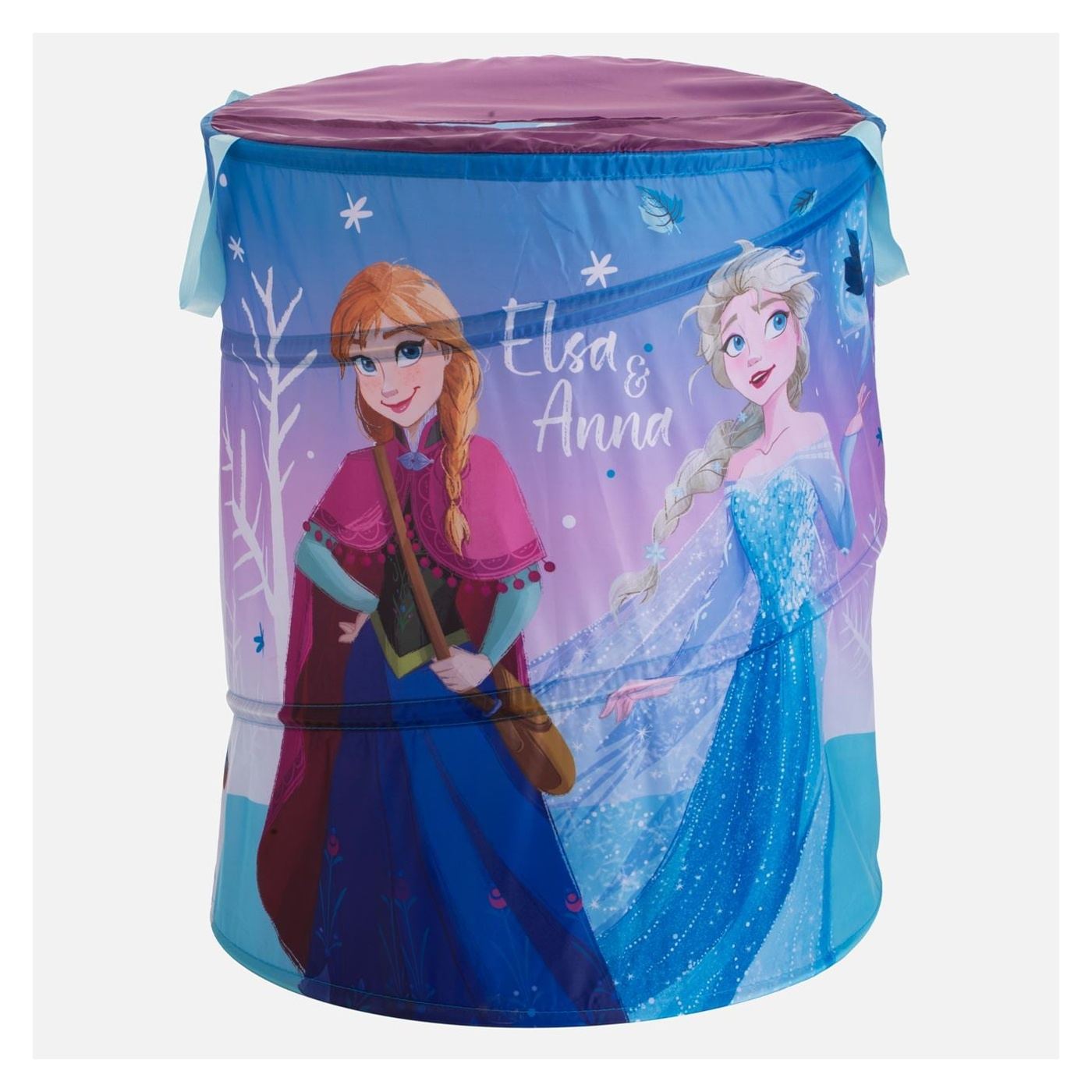Сгъваема текстилна кутия за играчки синя Frozen, 46x57 cm, Син - 2