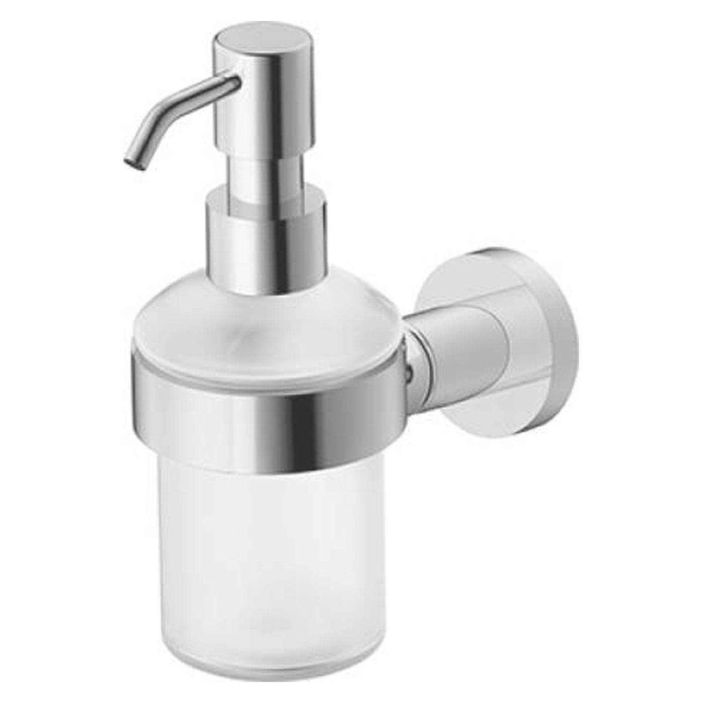 Dozator sapun Duravit 0099161000, baie D-Code, tip instalare pe perete, volum ml 200, numar orificii instalare 2, crom