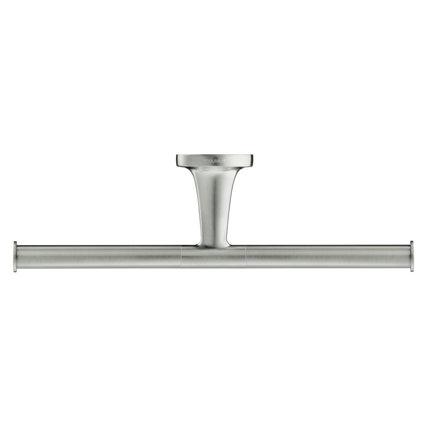 Suport hartie Duravit 0099387000, igienica Starck T, tip instalare pe perete, numar role hartie 2, otel satinat