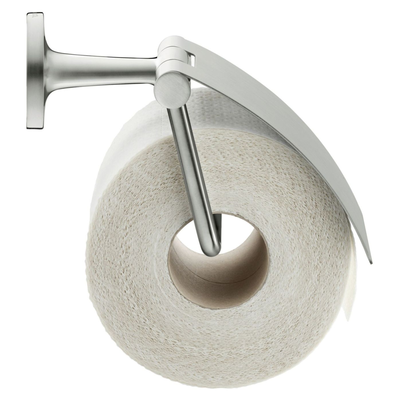 Suport hartie Duravit 0099407000, igienica Starck T, tip instalare pe perete, numar orificii instalare 2, otel satinat