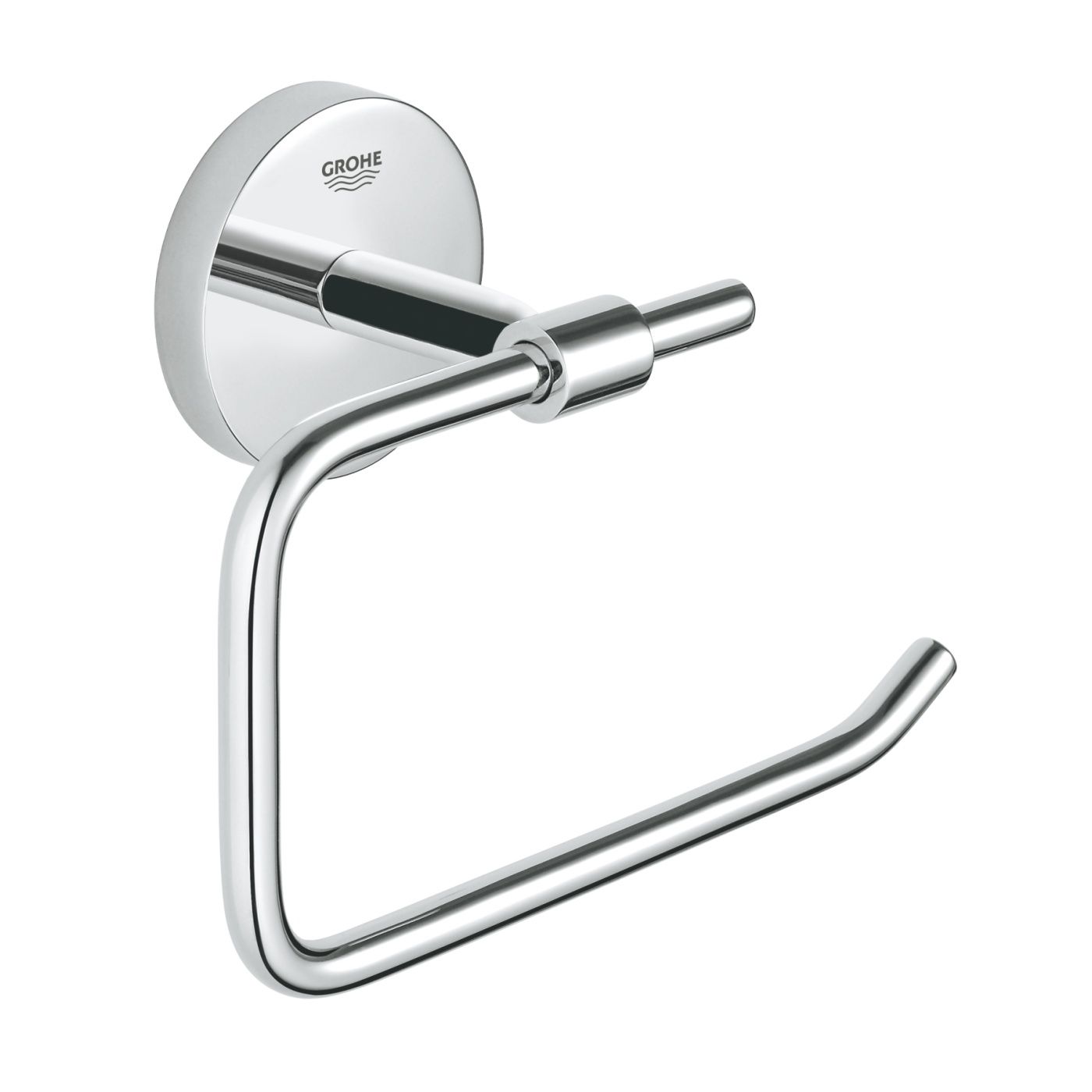 Suport hartie Grohe 40457001, igienica Bau Cosmopolitan, tip instalare pe perete, numar orificii instalare 2, crom