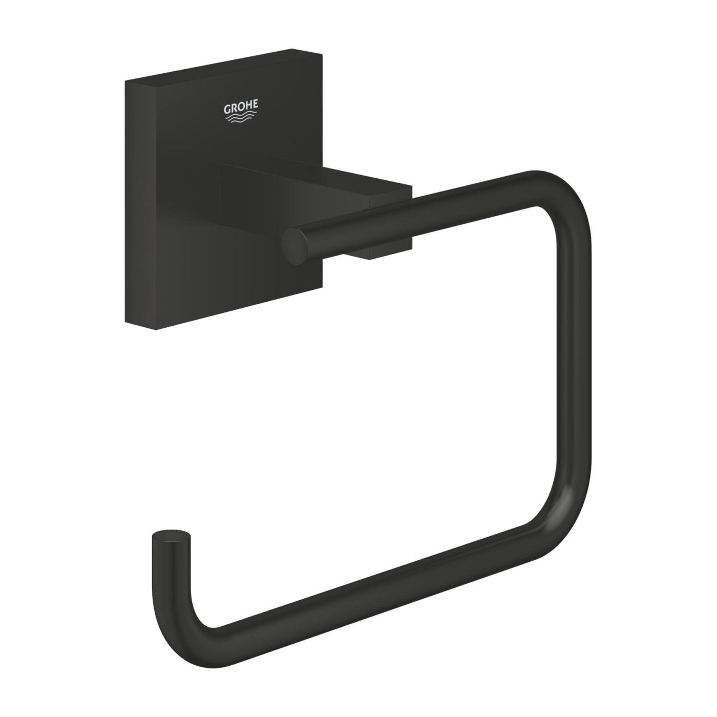Suport hartie Grohe 409782430, igienica Start Cube, tip instalare pe perete, numar orificii instalare 2, negru