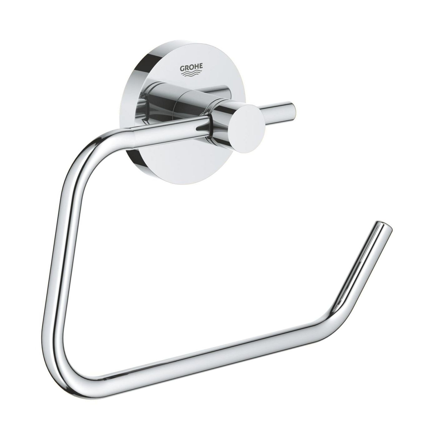 Suport hartie Grohe 41200000, igienica Start, tip instalare pe perete, numar orificii instalare 2, crom
