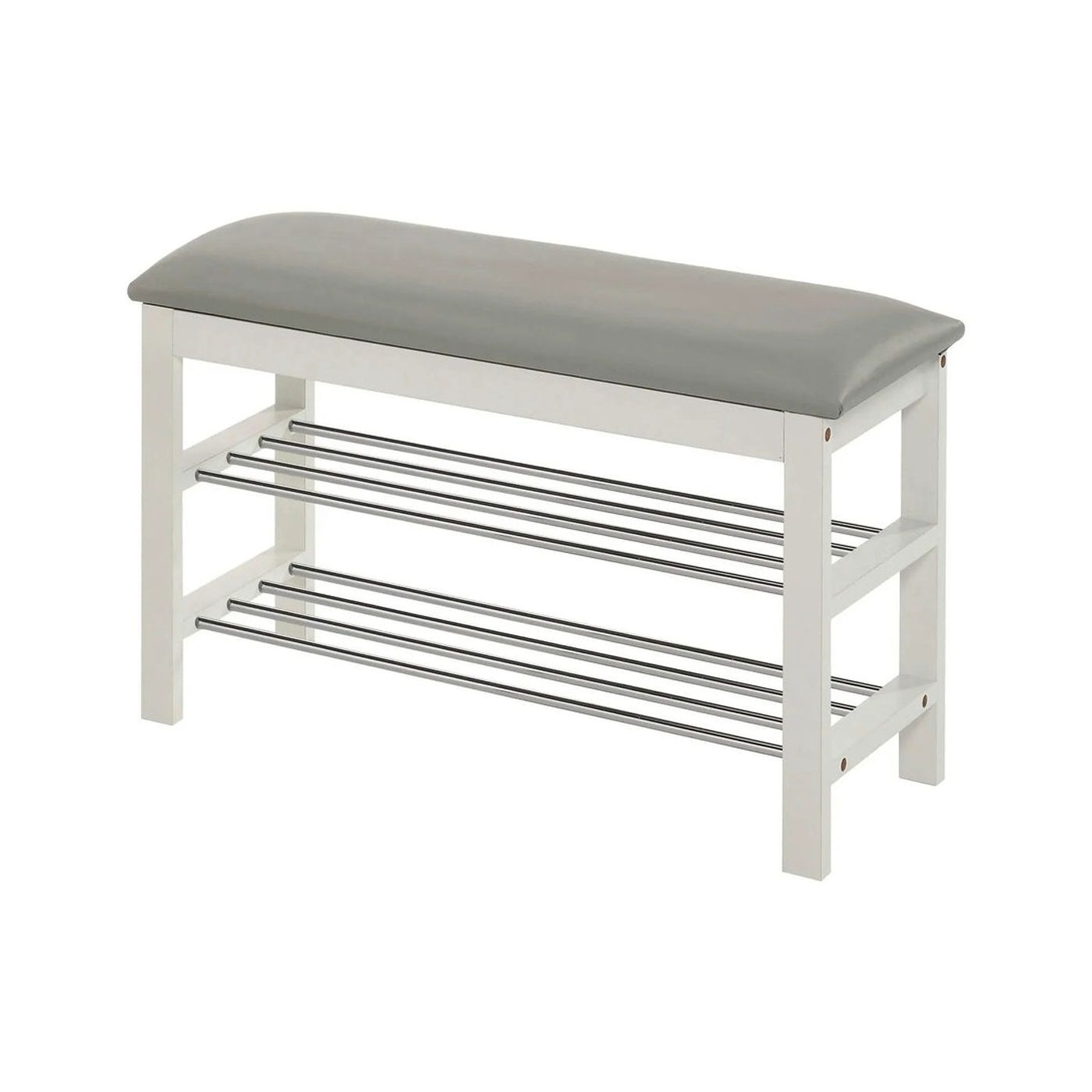 Pantofar ST11, gri/alb, 81x31x48 cm