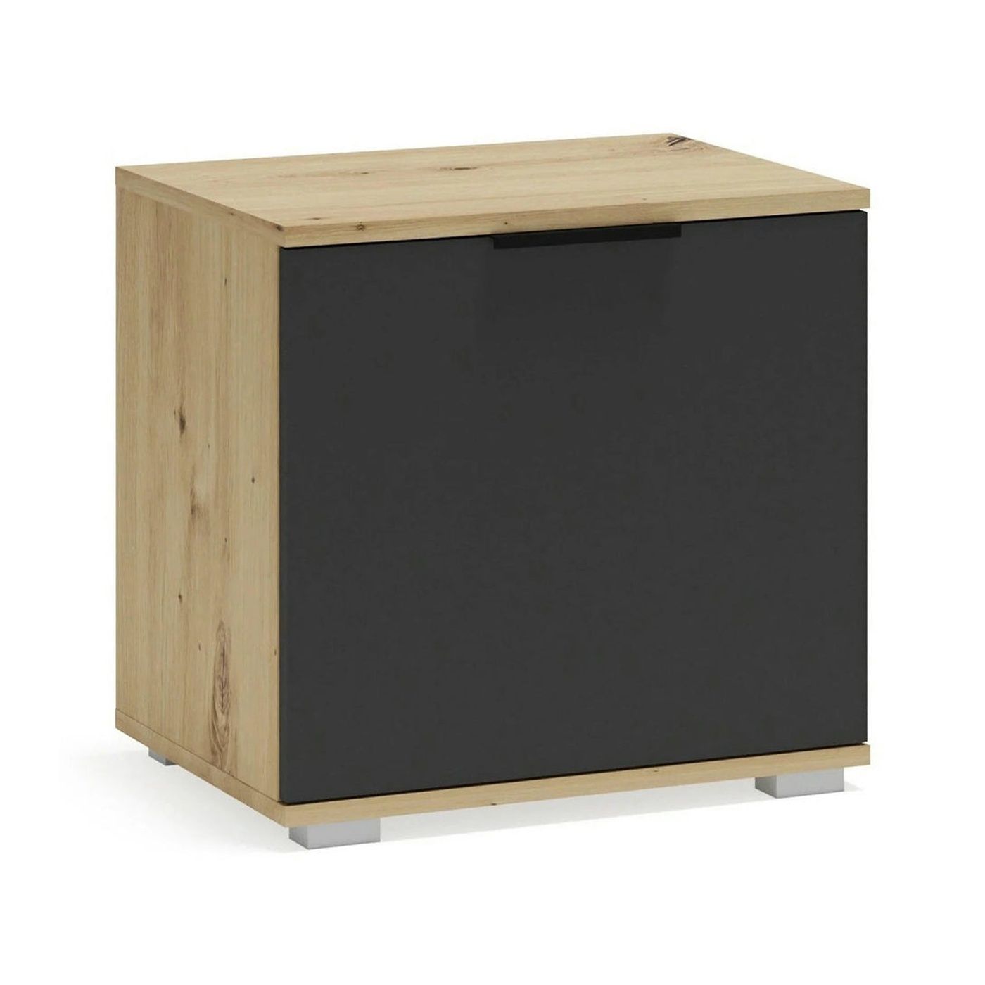 Pantofar CLIF ST-50, stejar artisan/gri antracit, PAL laminat, 50x38x48 cm