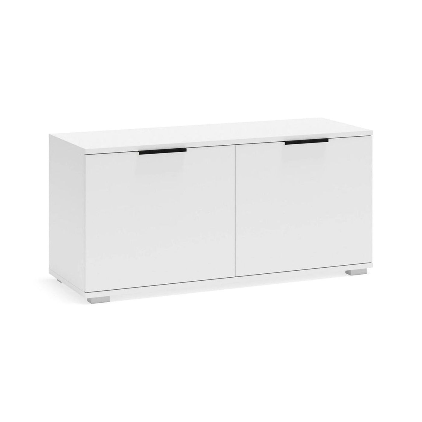 Pantofar CLIF ST-100, alb, PAL laminat, 100x38x48 cm
