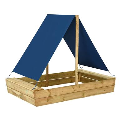 Fedett homokoz, 160x100x133 cm, kezelt feny