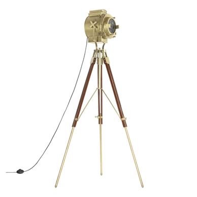 Tripod Φωτιστικό Δαπέδου, 193 εκ., Μασίφ Ξύλο Μάνγκο