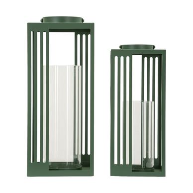 Set felinare LINEE 2 buc. 18,3x18,3x43,5-15x15x36,5 cm (sticlă securizată)