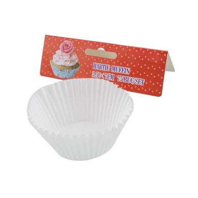 Hârtie muffin 3.5x7 cm 75 buc/set