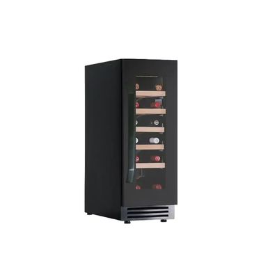 Răcitor de vin incorporabil, Klimaitalia, 16 sticle, negru