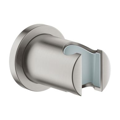 Suport para dus Grohe 27074DC0, Rainshower, aparent, universal, mat, oțel satinat