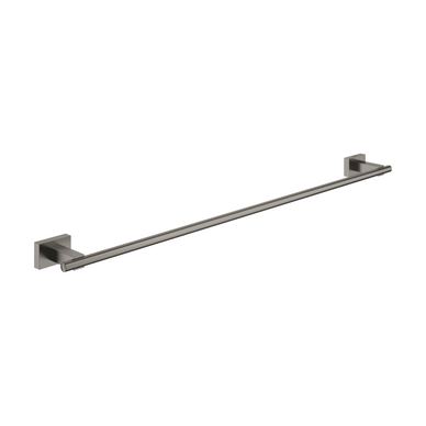 Suport prosop Grohe 40509AL1, Essentials Cube, pe perete, 600 mm, metal, mat, grafit