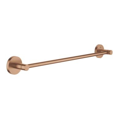 Suport prosop Grohe 40688DL1, Essentials, pe perete, 504 mm, metal, mat, cupru