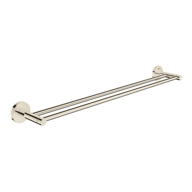 Suport prosop Grohe 40802BE1, Essentials, pe perete, 654 mm, metal, lucios, nichel